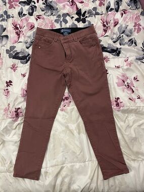 Democracy Rose Brown Skinny Jeans